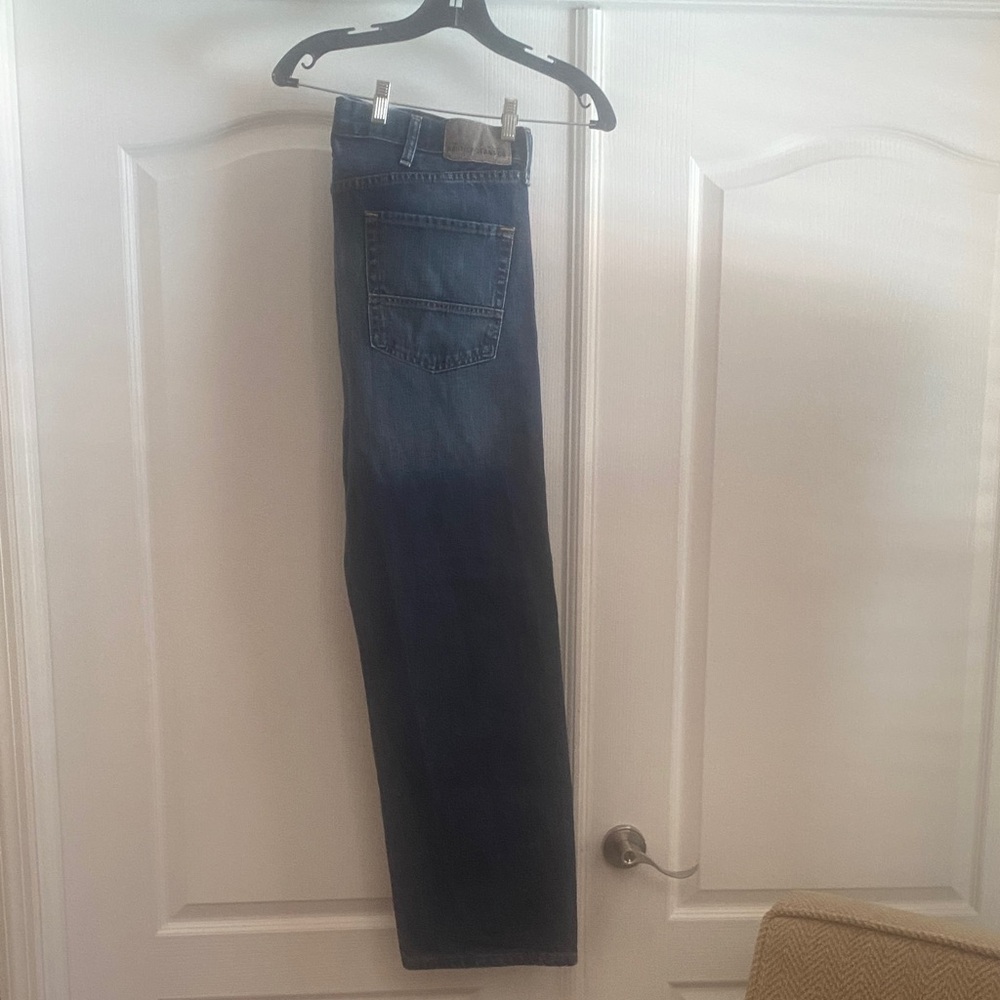 Nautica Men's Straight Leg Dark Blue Jeans